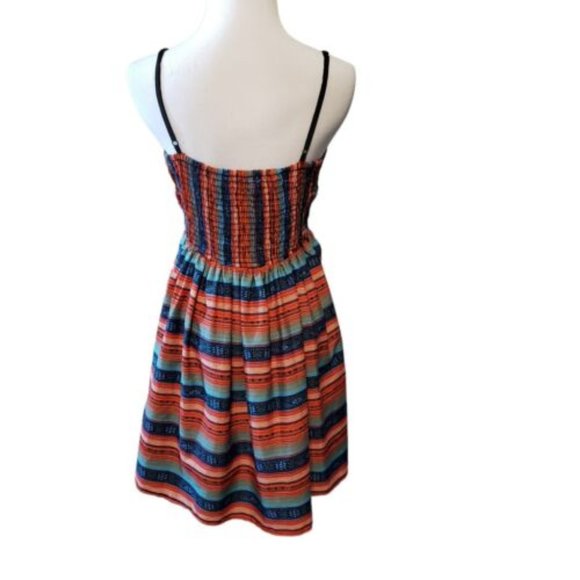 SALE Band Of Gypsies Floral Padded Bra Top Mini Dress Size  M - Picture 3 of 5